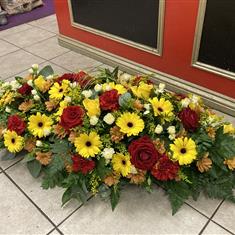 Autumnal Casket Spray